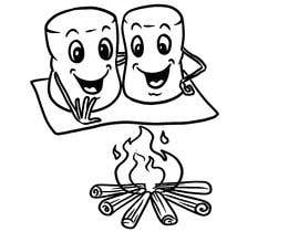 #56 para Drawing two marshmallows (as friends) around a campfire de jasongcorre