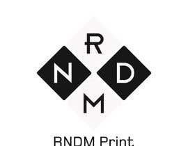 #163 para Create logo for RNDM Print (abbreviated Random Print) de cerenowinfield