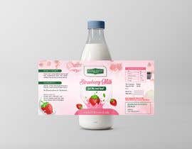 #22 för Design a label for  bottled milk juices av biswasshuvankar2