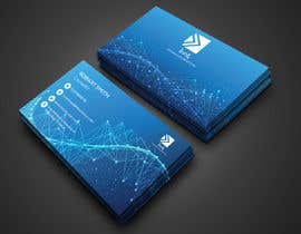 #327 for Design me a business card with technology and innovation theme provided the business logo by Uttamkumar01