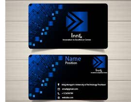 #322 for Design me a business card with technology and innovation theme provided the business logo by Riad1997
