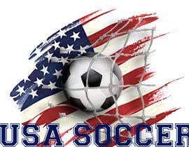 #8 for USA Soccer Flag for Car by arqjosenmoros