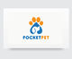 Miniatyrbilde av konkurransebidrag #100 i                                                     Design a Logo for a online presence names "pocketpet"
                                                