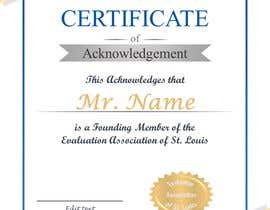 #24 for Develop a custom editable certificate in PowerPoint av imfarrukh47