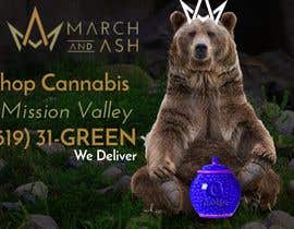 #15 ， Billboard Design for March and Ash dispensary - Bear with Hand in Cookies Jar 来自 aqibali087