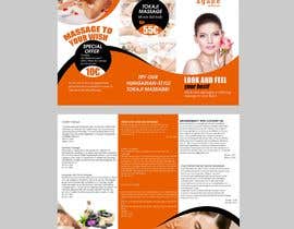 #2 para Massage therapy Tri-fold (Z-fold) flyer design with mach business card por maidang34