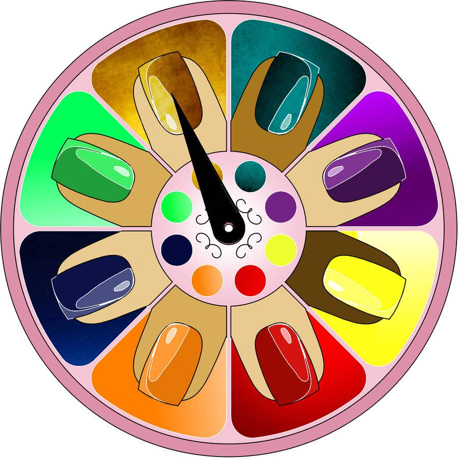 Participación en el concurso Nro.1 para                                                 Design a nail polish game spinner
                                            