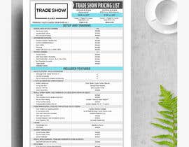 #12 pёr A4 Marketing Brochure based of Excel Sheet nga shinydesign6