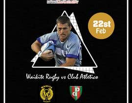 Nambari 7 ya Rugby Event Poster na adesigngr
