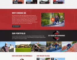 #62 untuk Website Design - Roofing Company oleh carmelomarquises