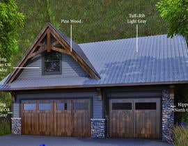 #42 para Craftsman garage with loft in the mountains de rsparchitect