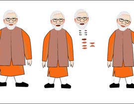 nº 6 pour Character Drawing of Narendra Modi par PuntoAlva 
