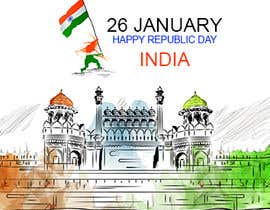 #25 for Create a beautiful Republic Day(India) Graphics for square sticky note (3x3) by goulleuhsoukaina