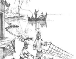 #18 Fisherman and Farmer Caricature részére salman570 által