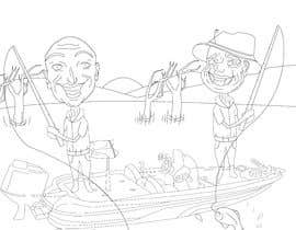 #12 per Fisherman and Farmer Caricature da EcemDede