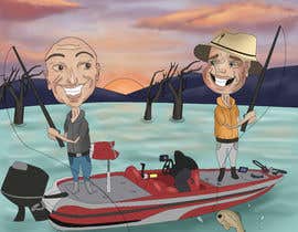 #23 Fisherman and Farmer Caricature részére EcemDede által