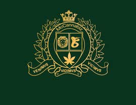 #22 for We want a crest or shield for our company that has cannabis leaves and shows the moto “VENIMVS, VIDIMVS, VICIMVS“ and our name of course. Loins maybe, a crown, we don’t know.  Please be creative but make it look regal.  No background please. by flyhy