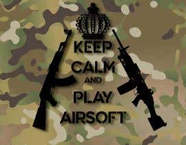 Číslo 23 pro uživatele Diseño camiseta &quot;Keep Calm and Play Airsoft&quot; od uživatele graphicdesignin1