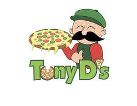 Nro 154 kilpailuun Tony D&#039;s Pizza Logo käyttäjältä pavelgalko