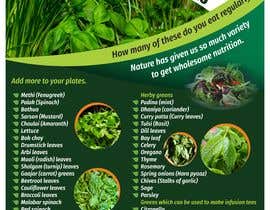 #23 for Design a poster - Ready Reckoner for Green Leafy vegetables by SaxenaKuldeep