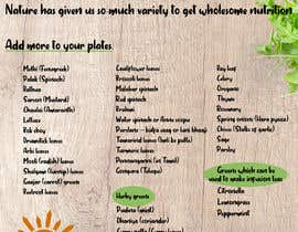 #7 for Design a poster - Ready Reckoner for Green Leafy vegetables by Maraya4511