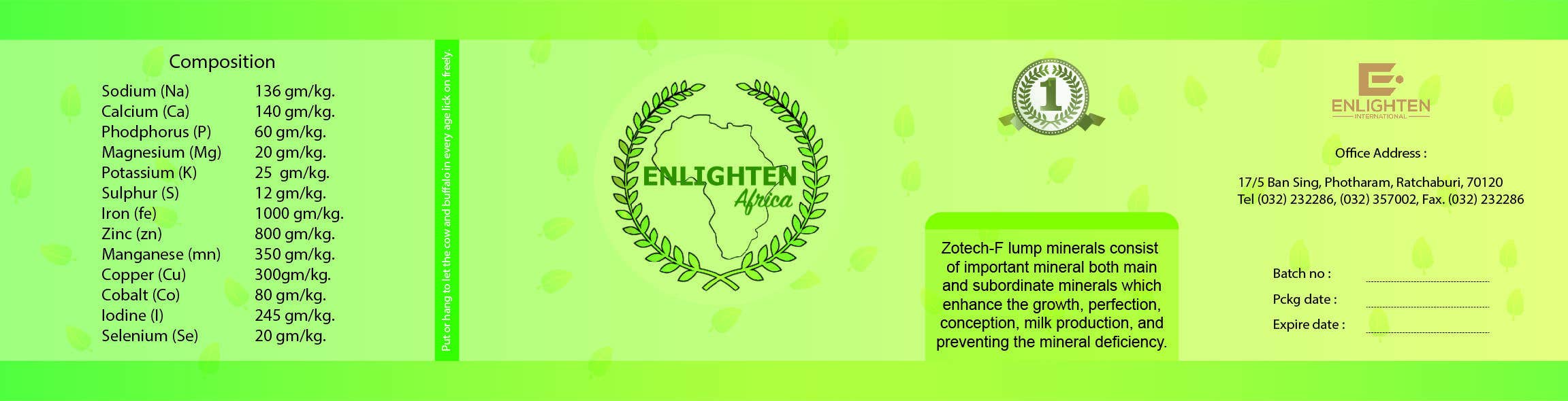 Natečajni vnos #16 za                                                 Redesign the following packaging using the two logos of Enlighten Africa and Enlighten International
                                            