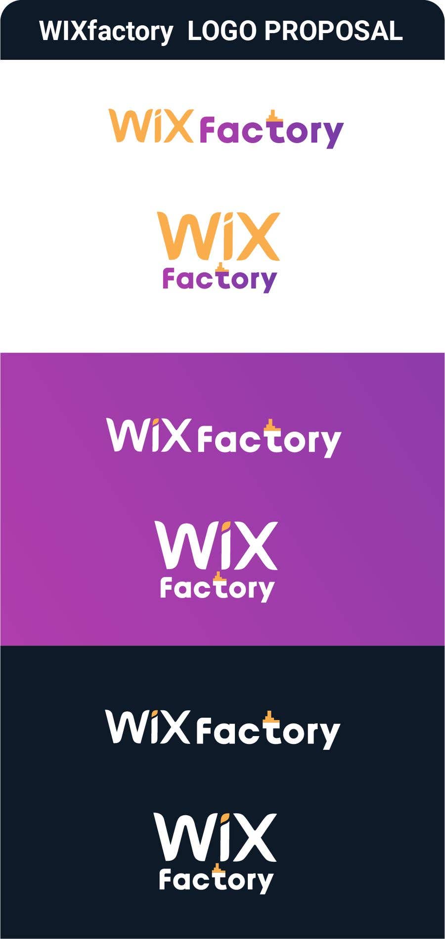 Natečajni vnos #420 za                                                 A great logo for Wix Factory !
                                            