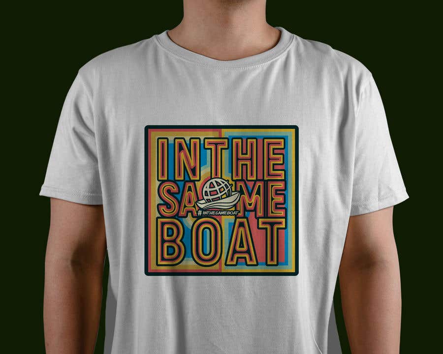 Natečajni vnos #130 za                                                 T-shirt design based on existing logo (#inthesameboat)
                                            