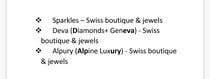 #7 za Business name contest - name for a Swiss boutique with diamonds jewellery od YumnaWaqar