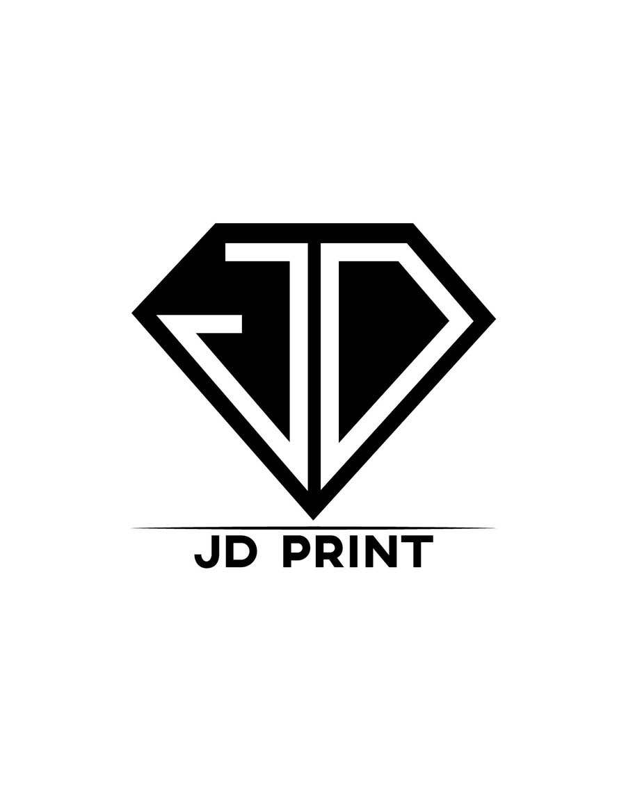 ผลงานการประกวด #2 สำหรับ                                                 Needing a logo designed with the wording: JD Print. Preferably with the JD in the shape of a diamond
                                            