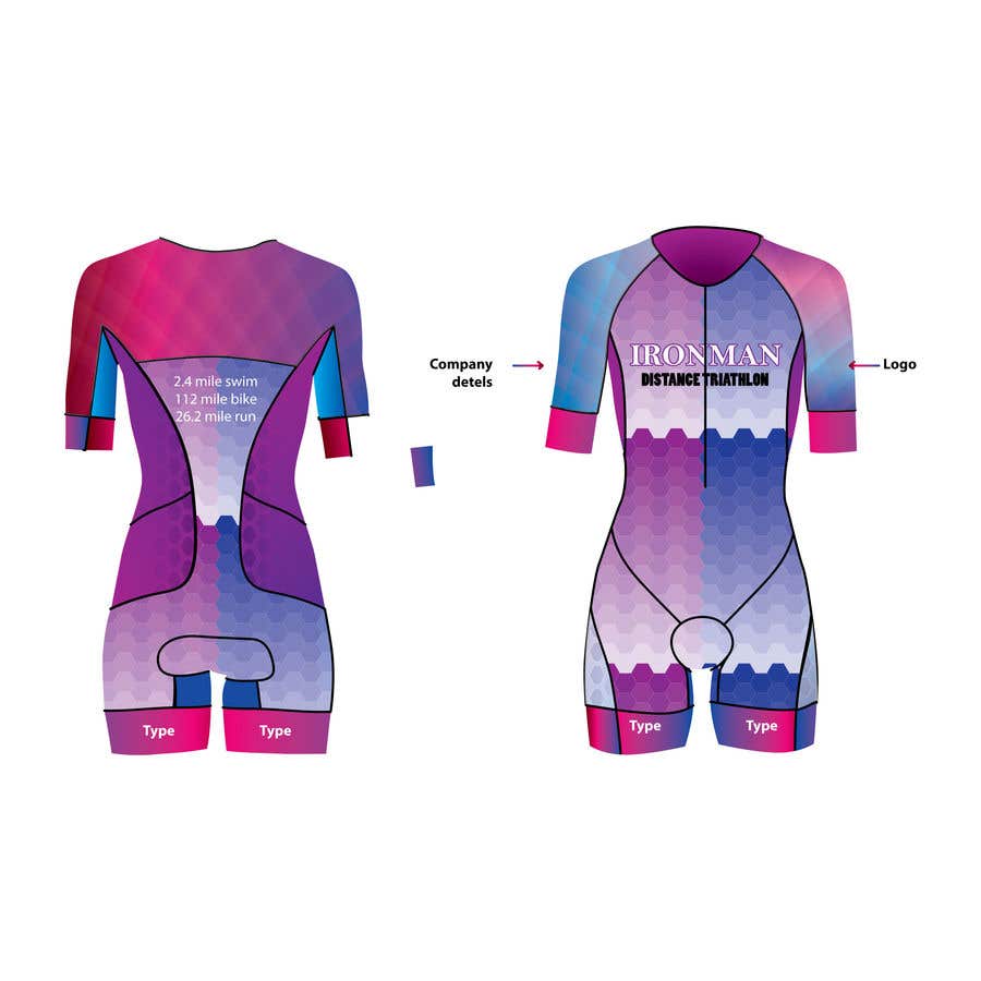 Penyertaan Peraduan #79 untuk                                                 designing a triathlon "kit" (1 piece suit)
                                            