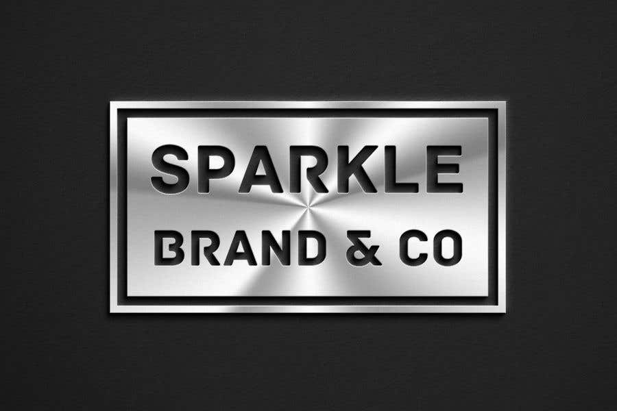 Contest Entry #61 for                                                 I need a text logo that can be used for social media & website. The name of the brand is Sparkle Brand & Co. I would love for the design to be classy but edgy with a pop of shiny metallic.
                                            