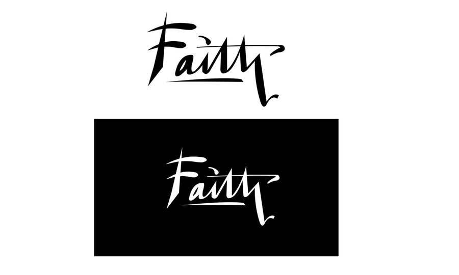 Kandidatura #56për                                                 Digitize and improve a hand drawn text logo - Faith
                                            