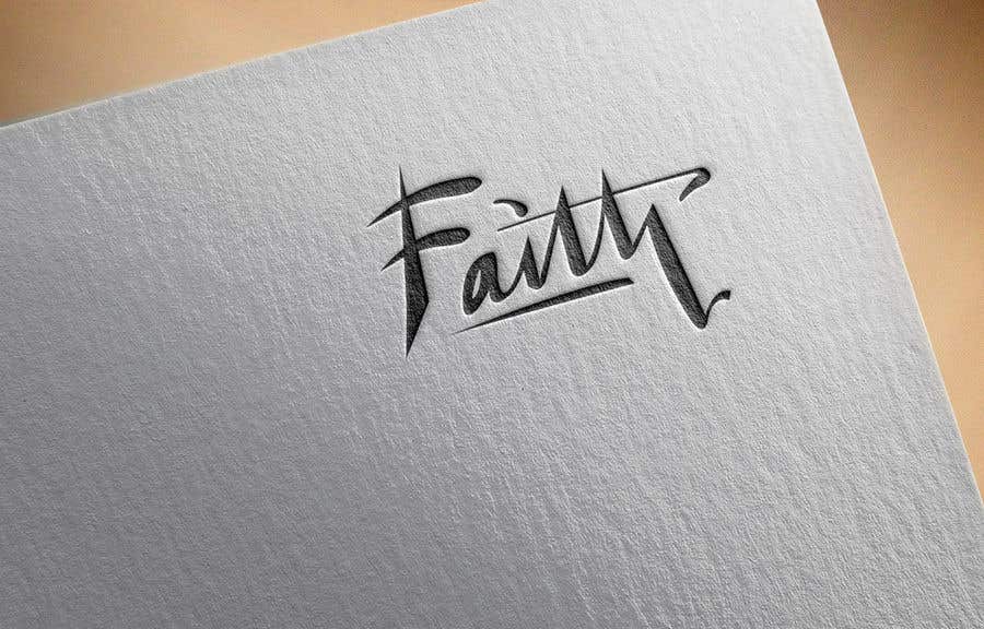Participación en el concurso Nro.57 para                                                 Digitize and improve a hand drawn text logo - Faith
                                            
