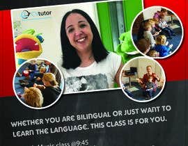 #37 สำหรับ Design a flyer for Childrens language classes โดย subhammondal840