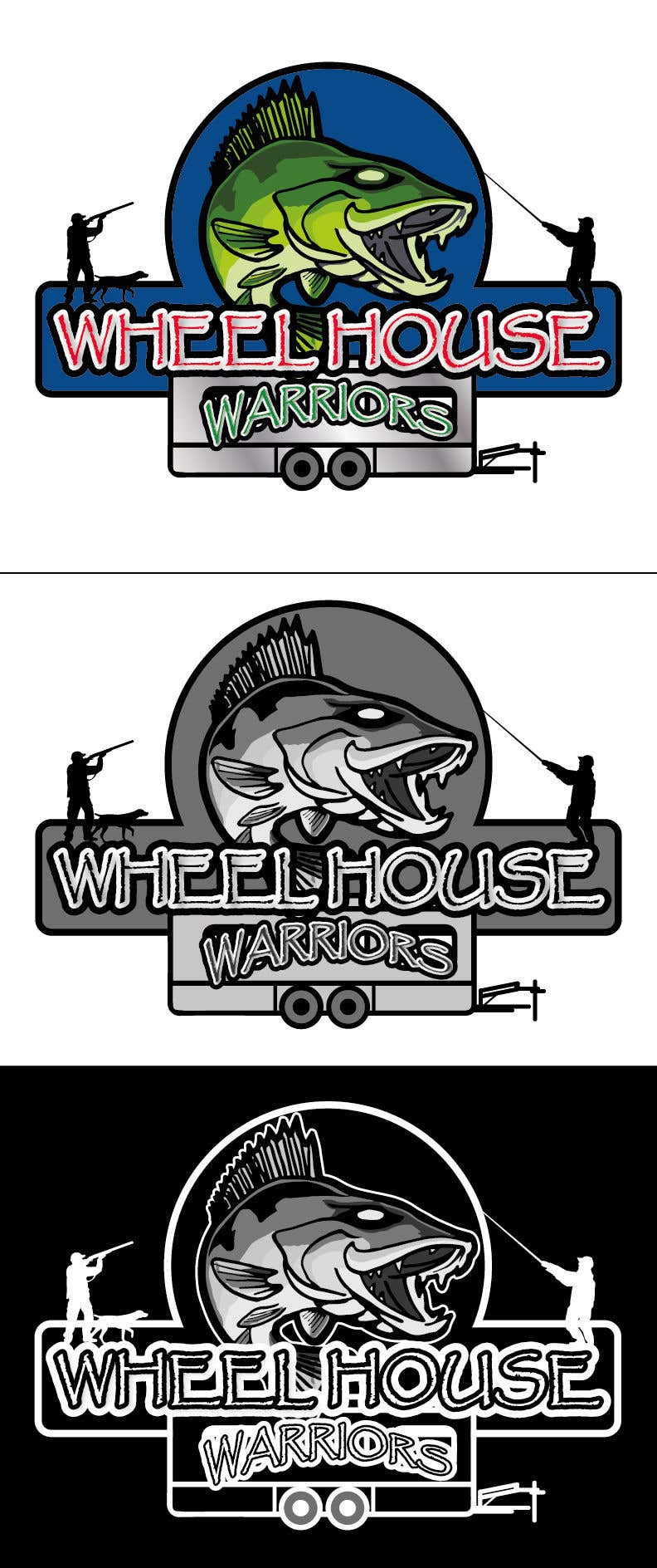 ผลงานการประกวด #77 สำหรับ                                                 Wheel House Warriors Logo
                                            