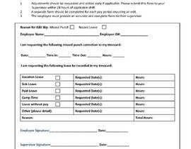 #16 สำหรับ Make a one page employee form โดย ashswa