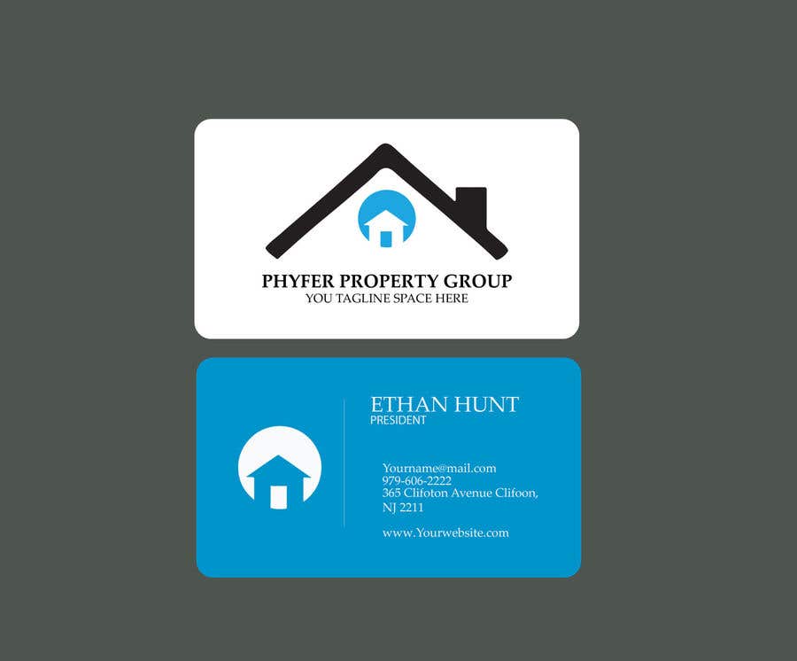 Kandidatura #20për                                                 Need a modern professional Real Estate Logo & Business card layout
                                            