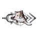 Predogledna sličica natečajnega vnosa #130 za                                                     Draw tattoo style images of my cat
                                                