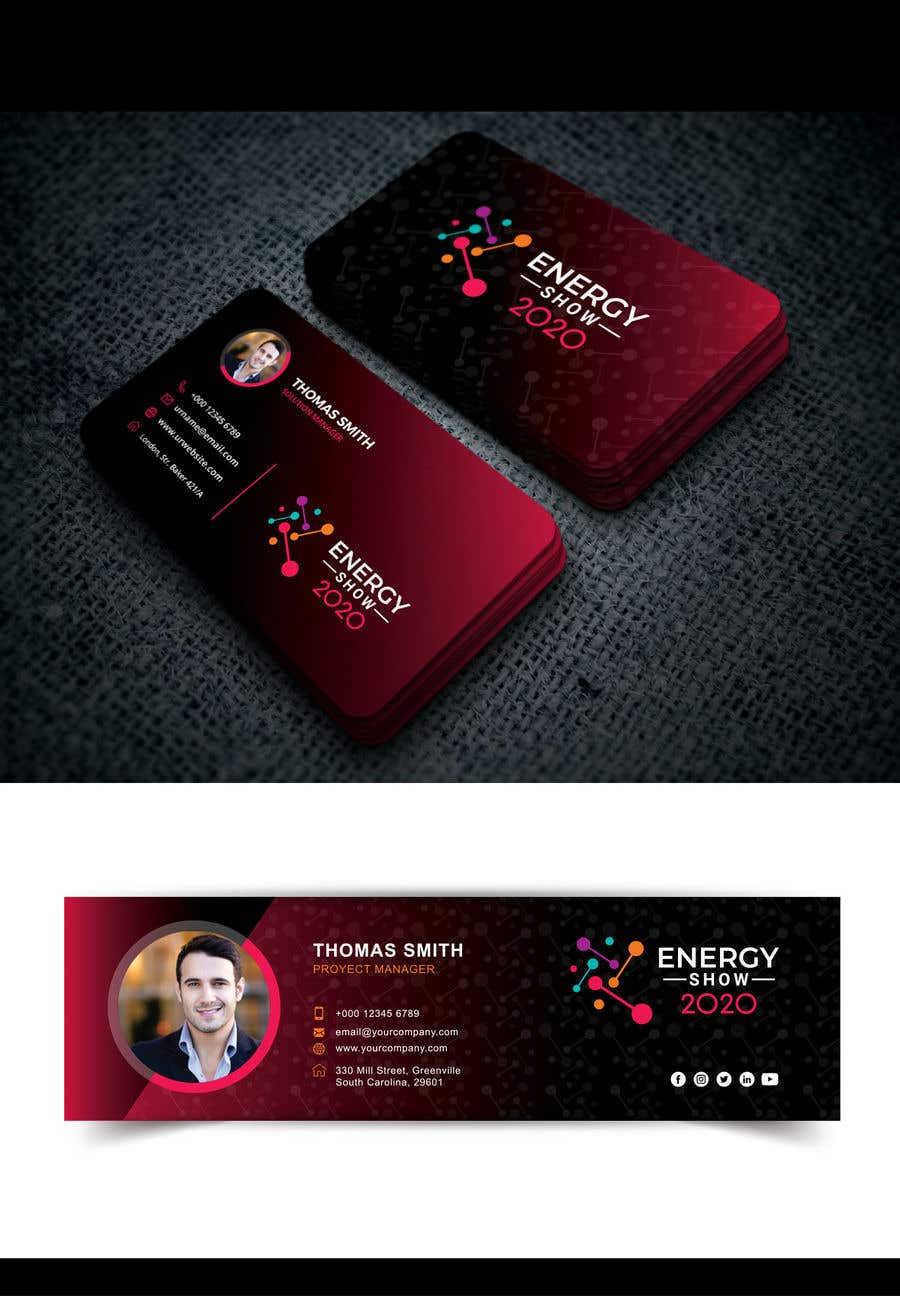 Contest Entry #540 for                                                 Business card and e-mail signature template.
                                            