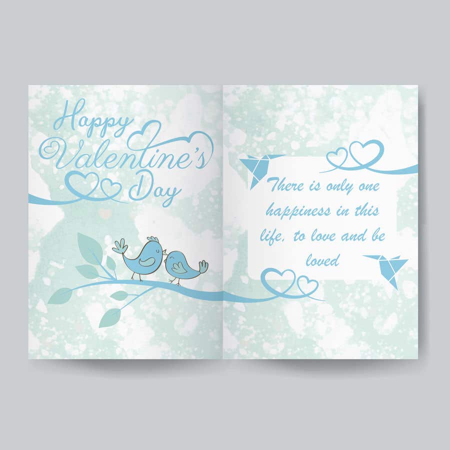 Penyertaan Peraduan #1281 untuk                                                 Design the World's Greatest Valentine's Day Greeting Card
                                            