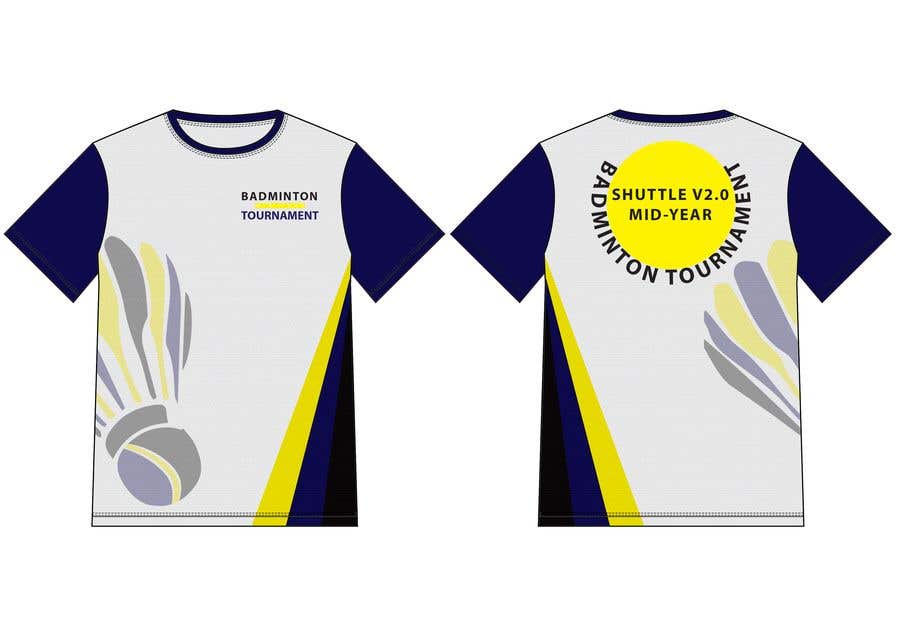 Participación en el concurso Nro.16 para                                                 T-shirt Design for Badminton Tournament
                                            