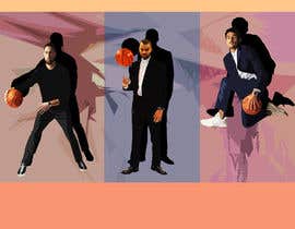 #7 para Art Mural Creative- NBA Theme de Pandred
