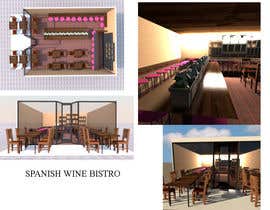 #9 para Need 3d rendering of Spanish Wine Bistro de sonnybautista143