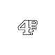 Pictograma corespunzătoare intrării #1301 pentru concursul „                                                    "4PF" Logo
                                                ”