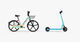 Konkurrenceindlæg #10 billede for                                                     Edit pictures to make bikes and scooters a holographic mirror color & add my logo to the scooters
                                                