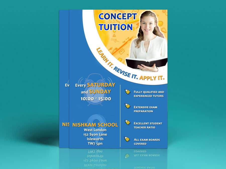 Contest Entry #1 for                                                 improve my flyer for education 2 sided A5
                                            