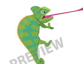nº 21 pour Illustrate Chameleon Vectors par harool 