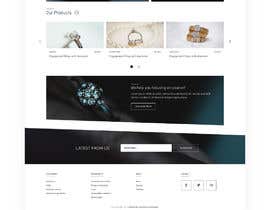 #17 para Design website for Swiss boutique with diamond jewellery de yizhooou