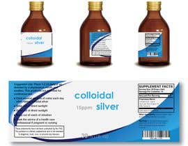 #18 for MAKE 2.5&quot; X 7&quot; LABEL FOR COLLOIDAL SILVER by educiting